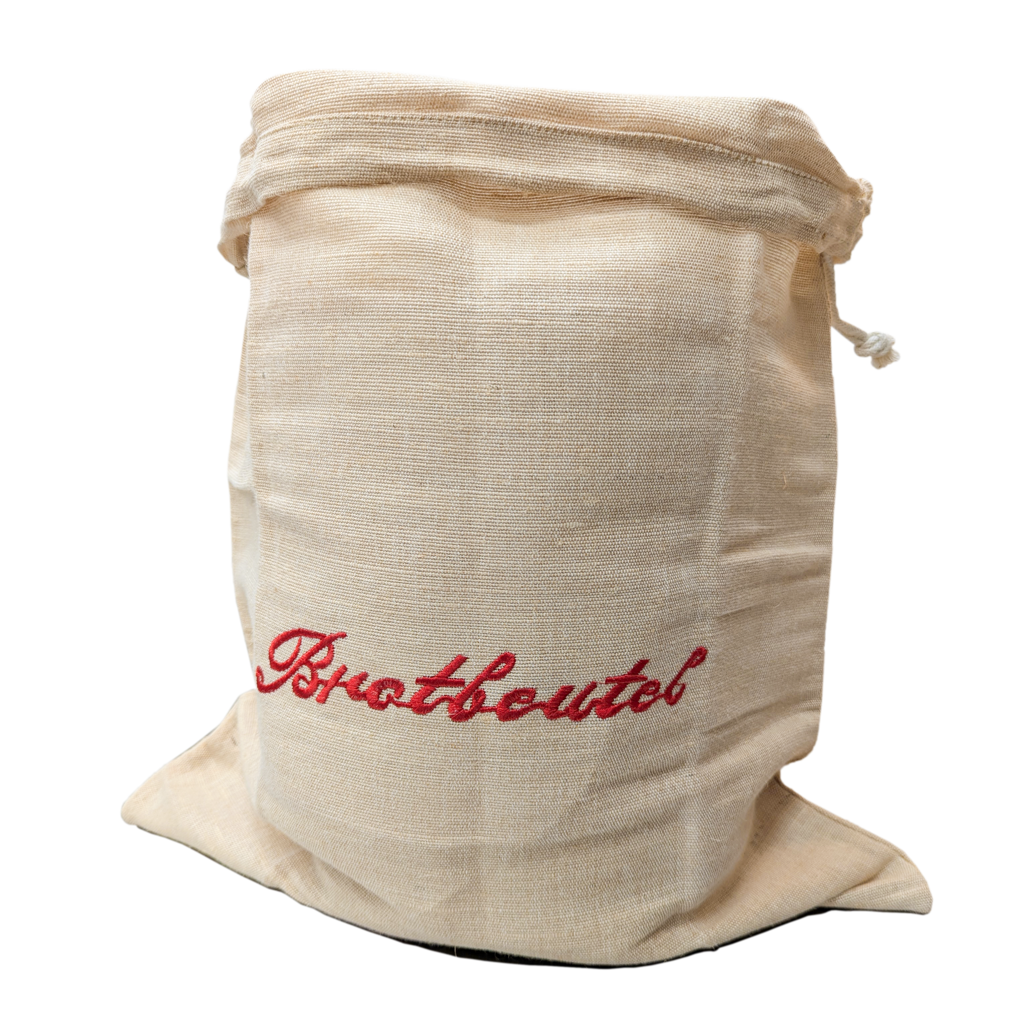 Leinenbeutel stehend rot