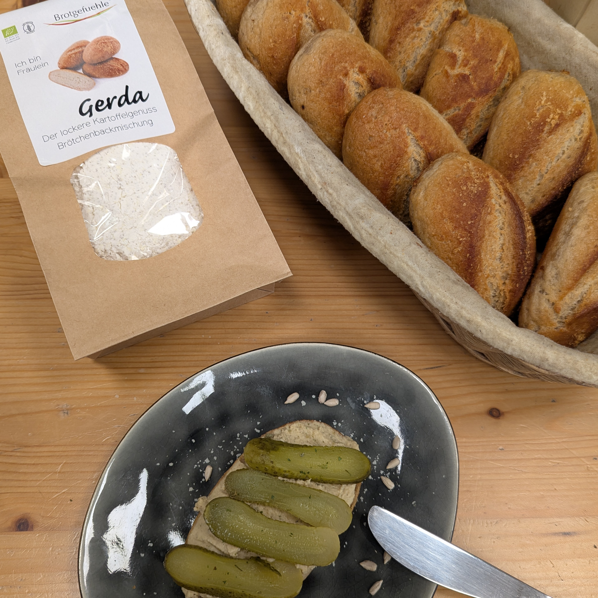 Fräulein GERDA - Bio-Fertigbackmischung