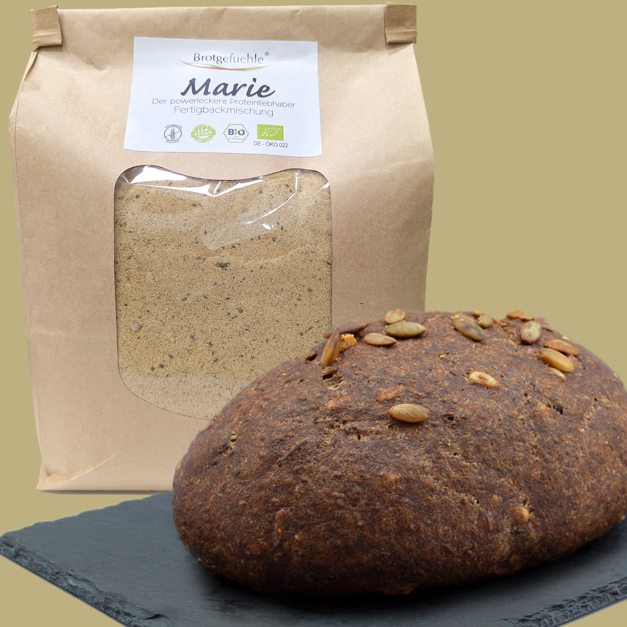 Miss MARIE - ready-to-ba ke mixture- gluten-free, sugar-free