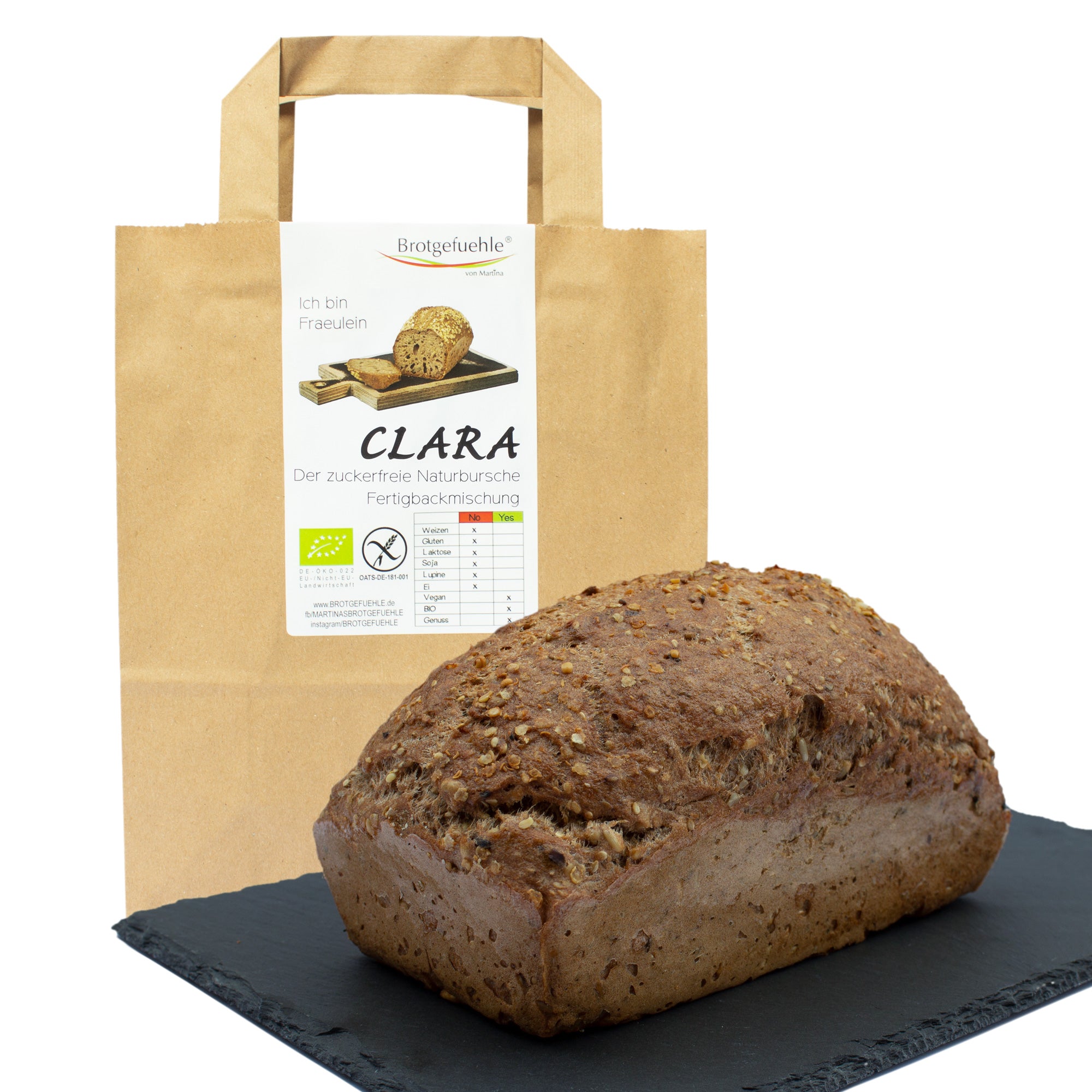 Miss CLARA - ready-to-bake mixture - gluten-free, sugar-free
