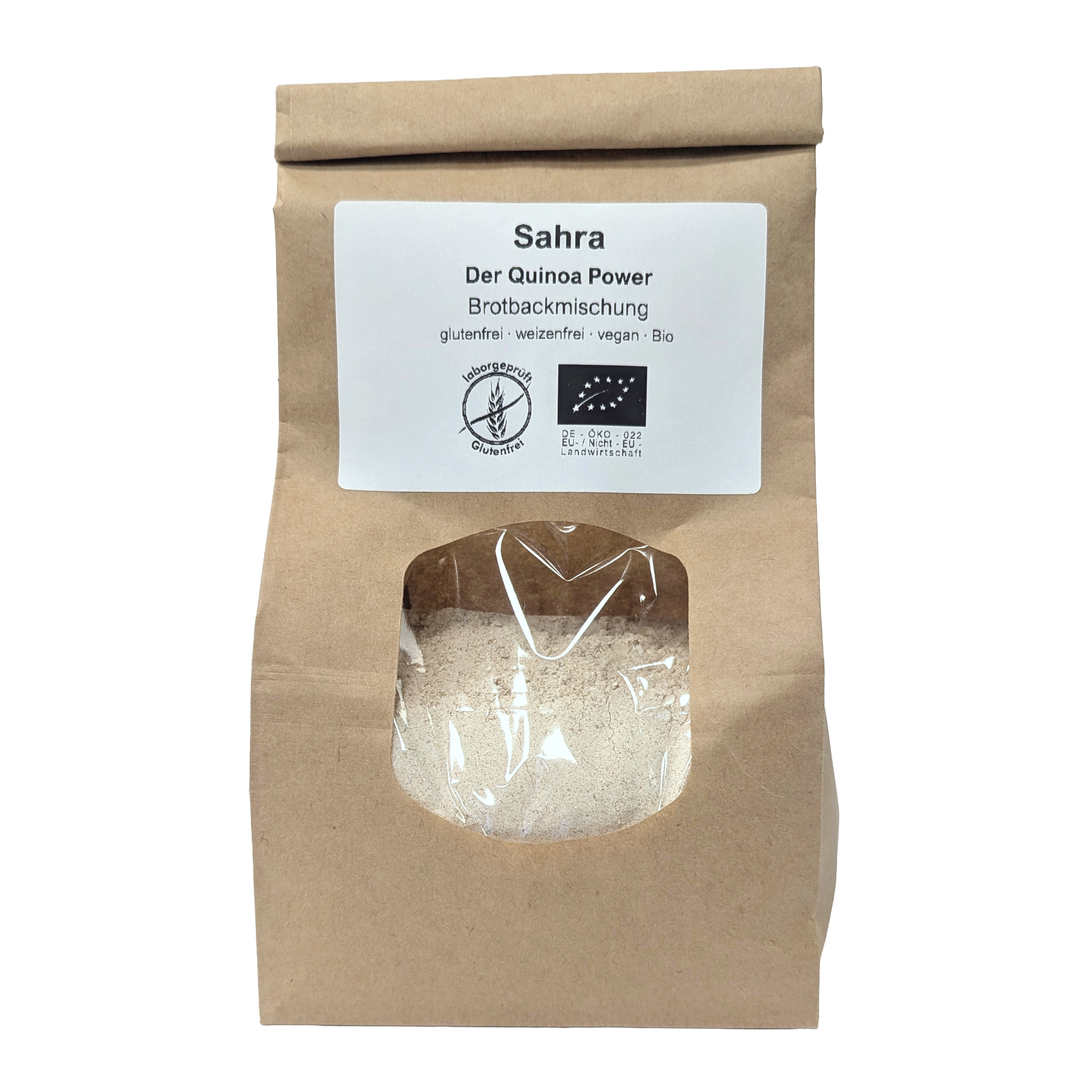 Fräulein Sahra - der Quinoa Power Mix - Bio-Fertigbackmischung